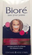 Biore Ultra Deep Cleansing 6 Pore/Nose Strips-1 Pack
